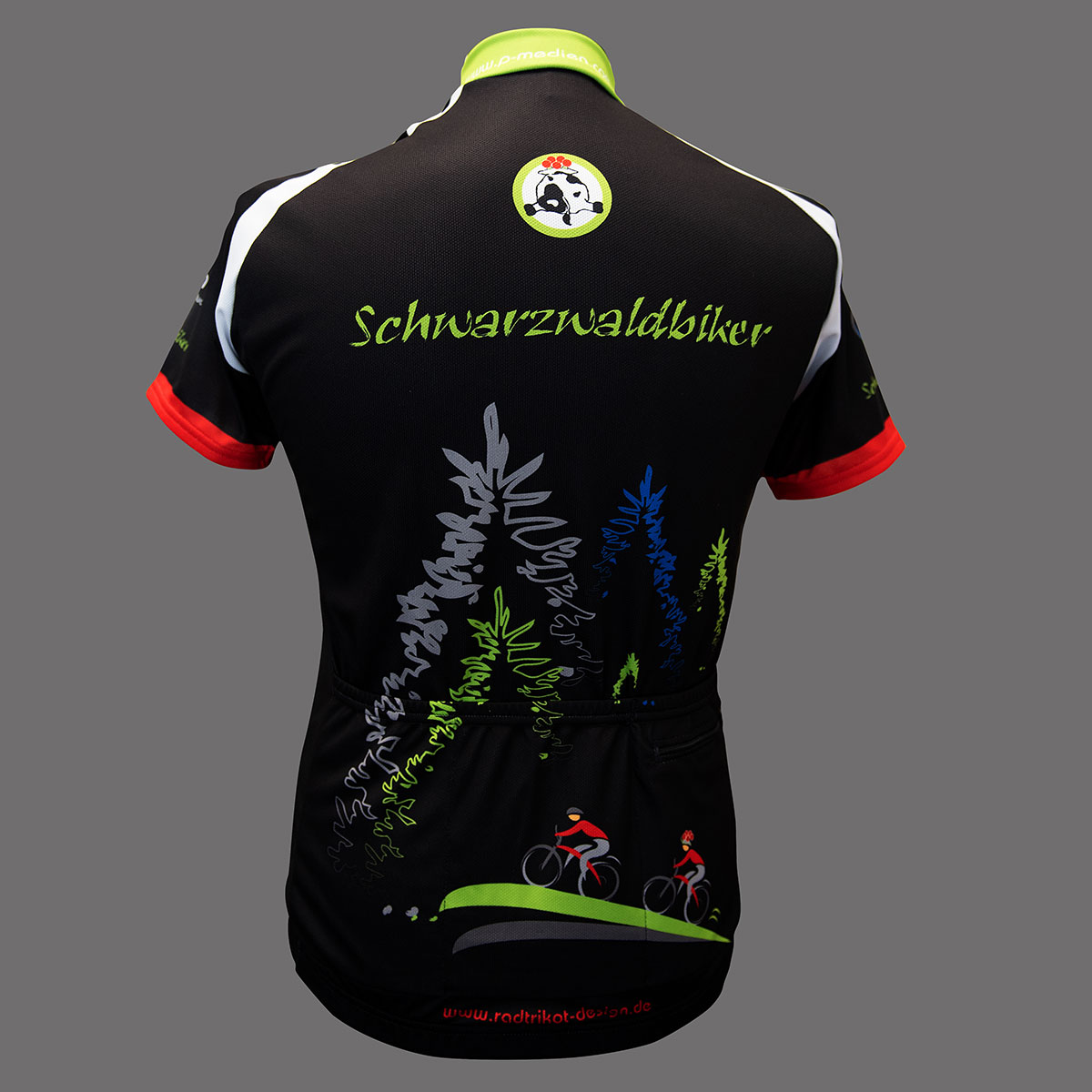 Schwarzwaldbiker-Trikot - Hinten